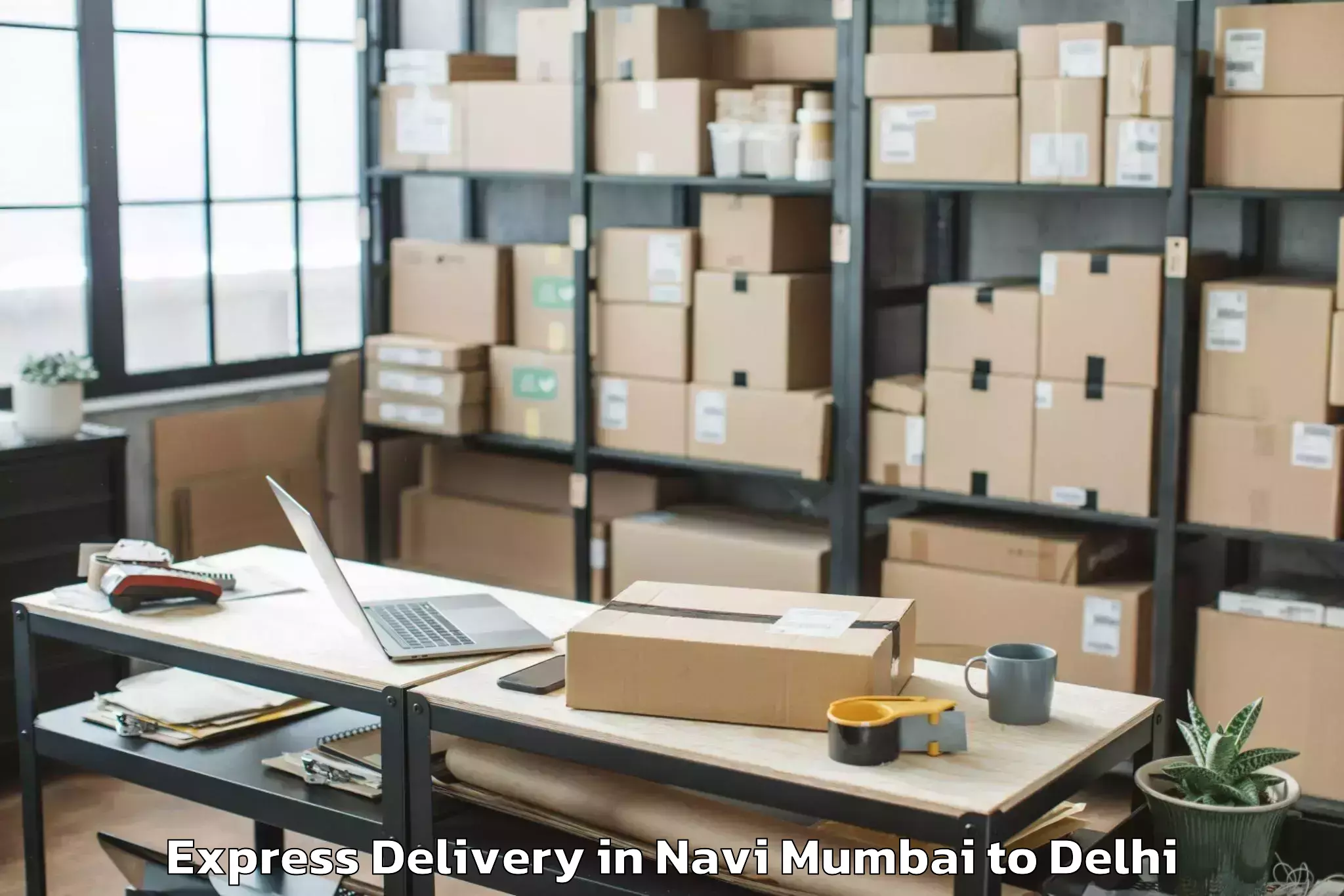 Efficient Navi Mumbai to D Mall Pitampura Express Delivery